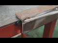 DC  Stick  edge welding 피복아크용접 모서리용접