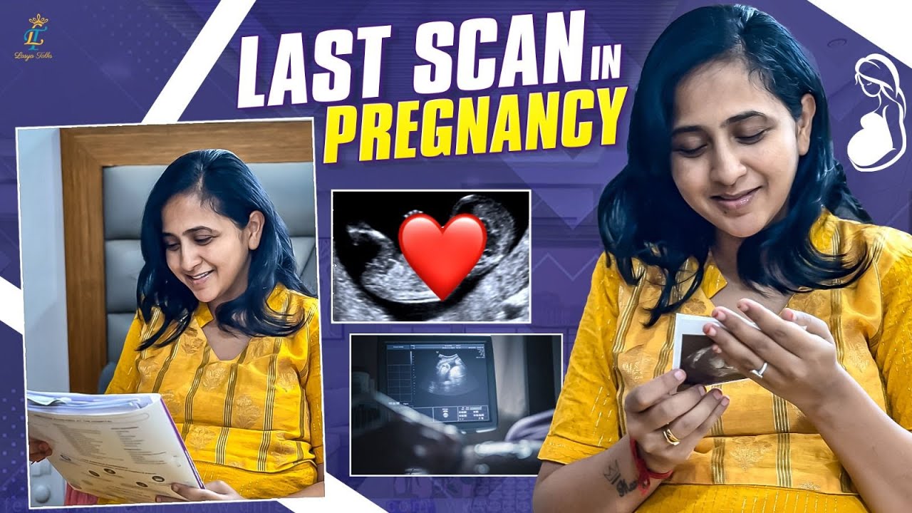 Last Scan In Pregnancy || Growth Scan || 3rd Trimester || baby #2 || Lasya vlogs ||  