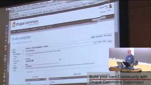 Build Your Own Drupal Community with Drupal Commons