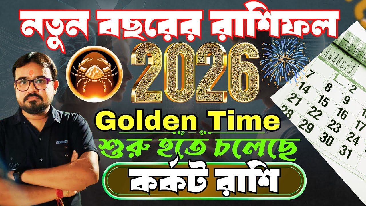 কর্কট রাশি। 2026 সালের রাশিফল। Cancer Sign 2026 Prediction. কেমন কাটবে নতুন বছর।
