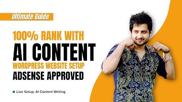 Website Setup On Page, AI Content, Live AdSense Approval Live Ranking  (Complete Blogging Course)