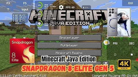 Minecraft Java on Redmagic 11 Pro (Snapdragon 8 Elite Gen 5) | FPS, Settings & Gameplay Test ⚡