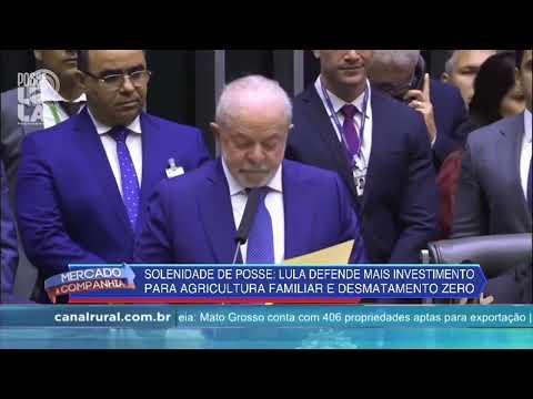 De volta ao Palácio do Planalto, Lula cita agricultura familiar e agronegócio | Canal Rural