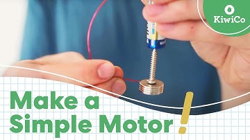 How to Make a Simple Motor For Kids | STEAM DIY | KiwiCo