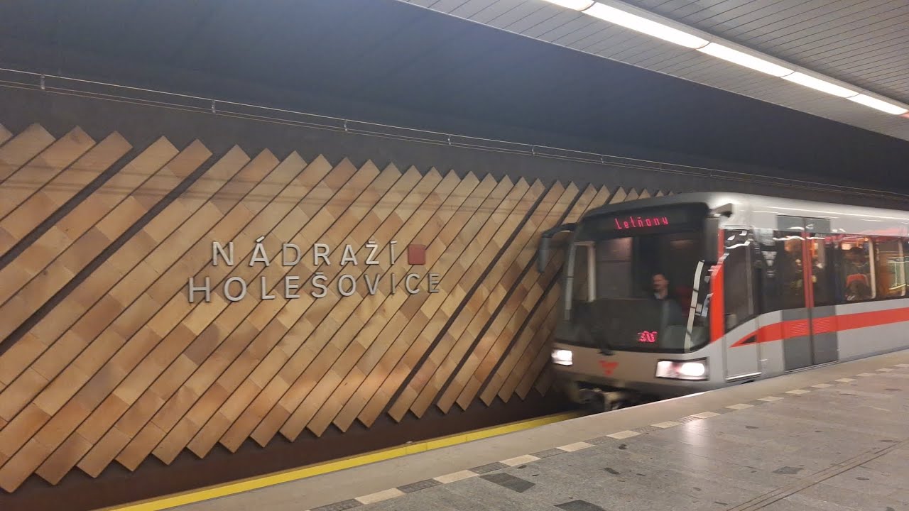 Metro C: Nádraží Holešovice. 17.3.2025