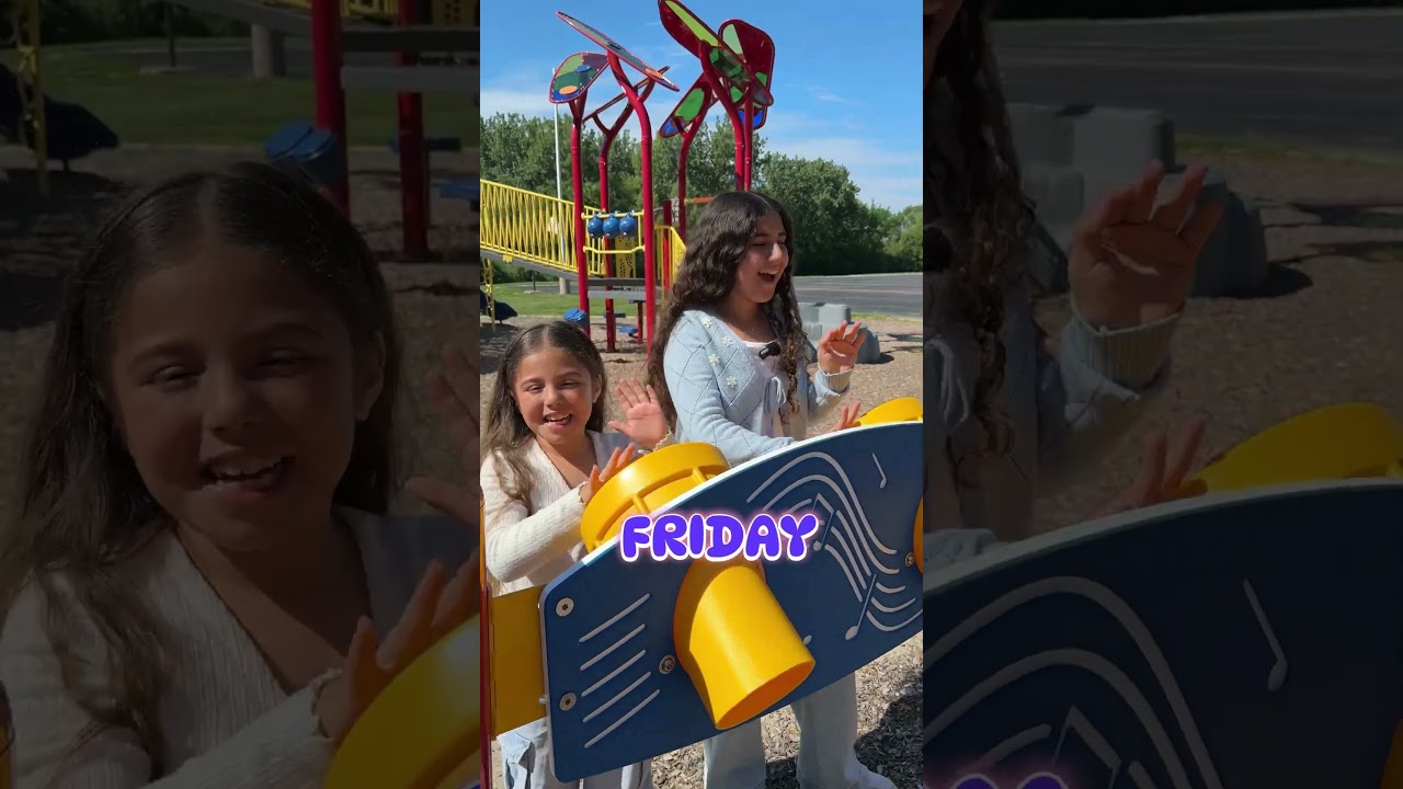 Days of the Week For Preschooler at The Playground | Educational Videos for Kids