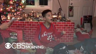 New Jersey boy's selfless Christmas wish comes true
