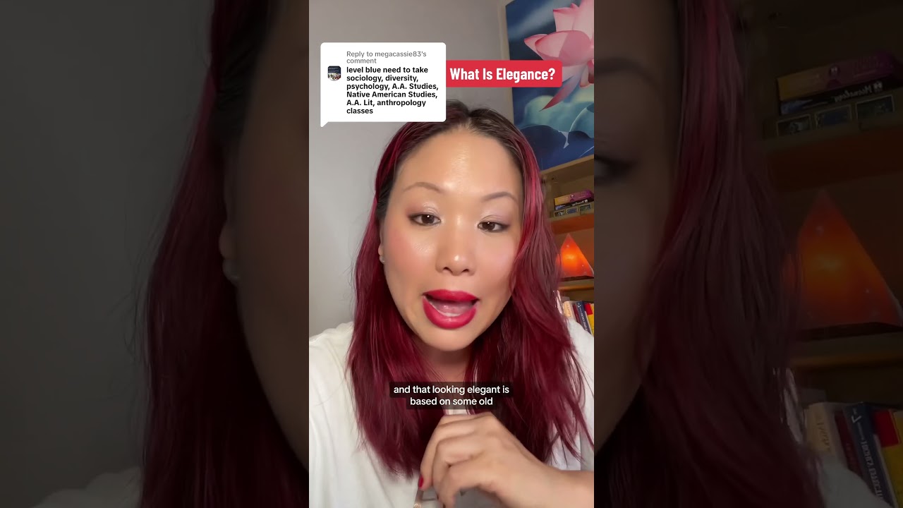 Elegance is behavior, & not a “look.” 