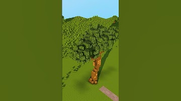 Minecraft how to build custom tree🌳#shorts #minecrafttree
