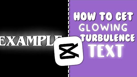 How To Get GLOWING TURBULENCE text!