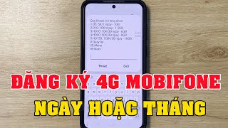 Cách Đăng Ký 4G Mobifone 1 Ngày Mới Nhất 2025