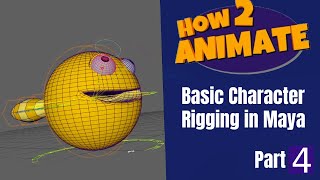 Basic Character Rigging Tutorial in Maya - BounceBall Rig - Adding Custom Controls2