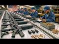 INSIDE US Military Factory How M16A4 Rifles Are Manufactured Full 10 Minute Process ASMR Factory Do