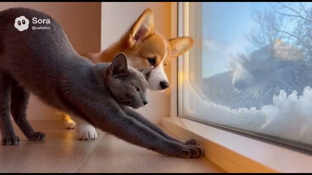 Winter Paws Jazz • 60min Cozy Christmas Jazz for Study & Relax