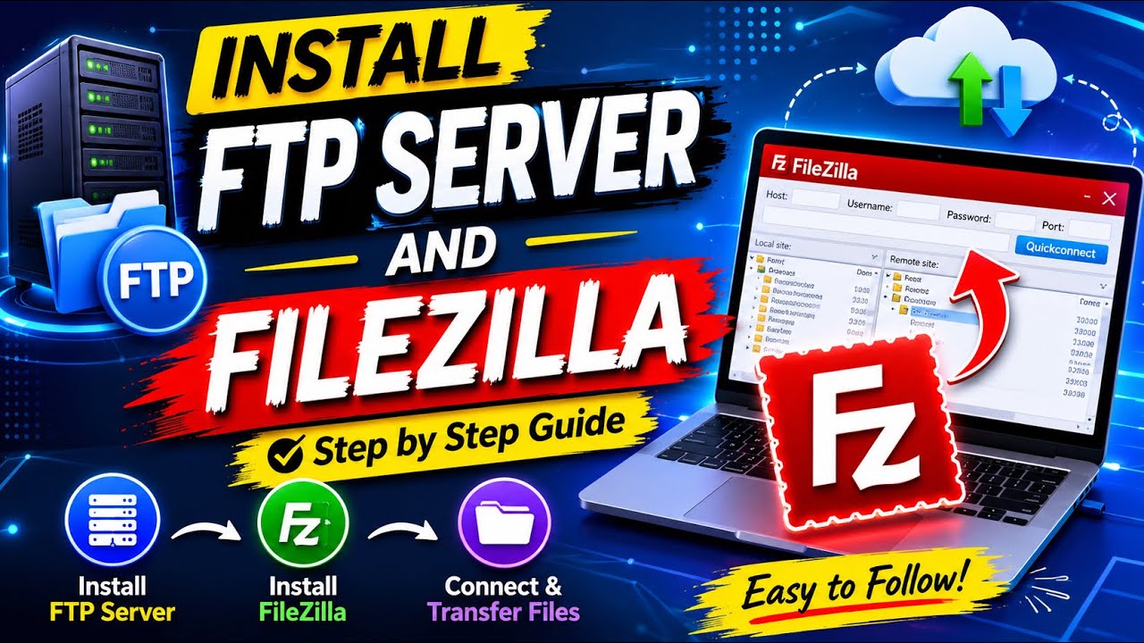 Install FTP Server - YouTube