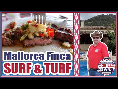 Surf and Turf | Mallorca Finca Urlaub Special | Entrecote trifft Garnele | Grill Five-0 ?️??