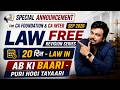 Law Free Revision Series Special Announcement📢 | For CA Foundation &amp; CA Intermediate Sept 2026 Mp3 Song