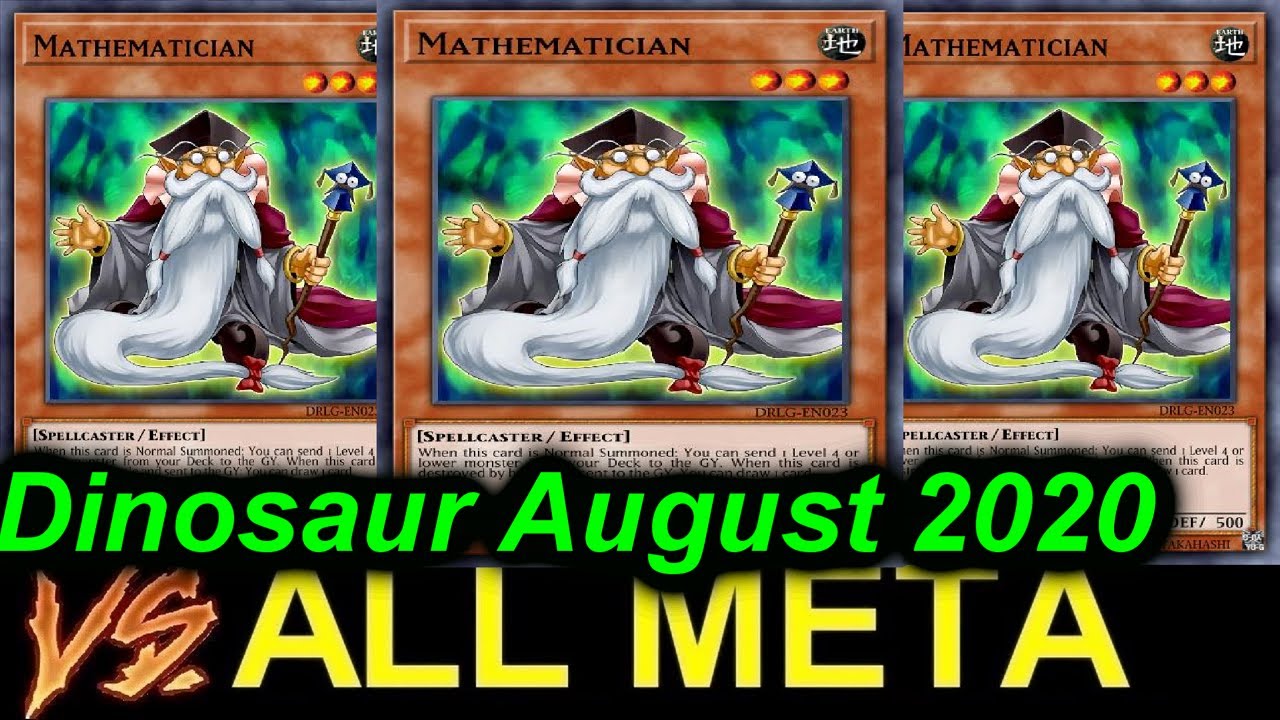 DINOSAUR VS ALL META AUGUST 2020 - YGOPRODeck