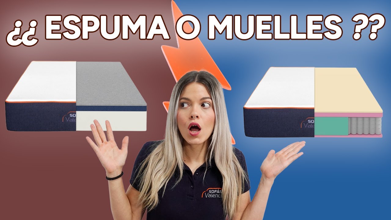 🛏️ ¿Colchón de espuma o muelles? Te contamos las diferencias 🔄