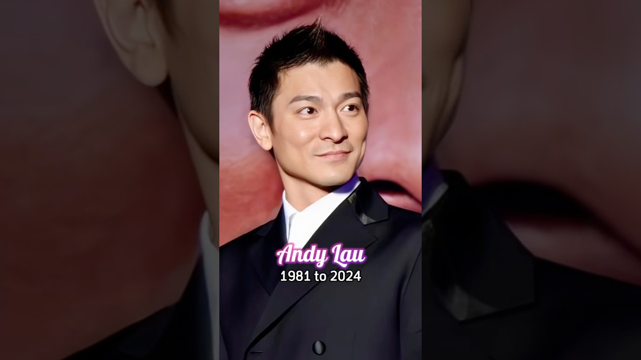 Andy Lau evolution from 1981 to 2024