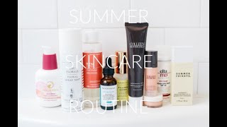 MY SUMMER SKINCARE ROUTINE - MORNING/EVENING