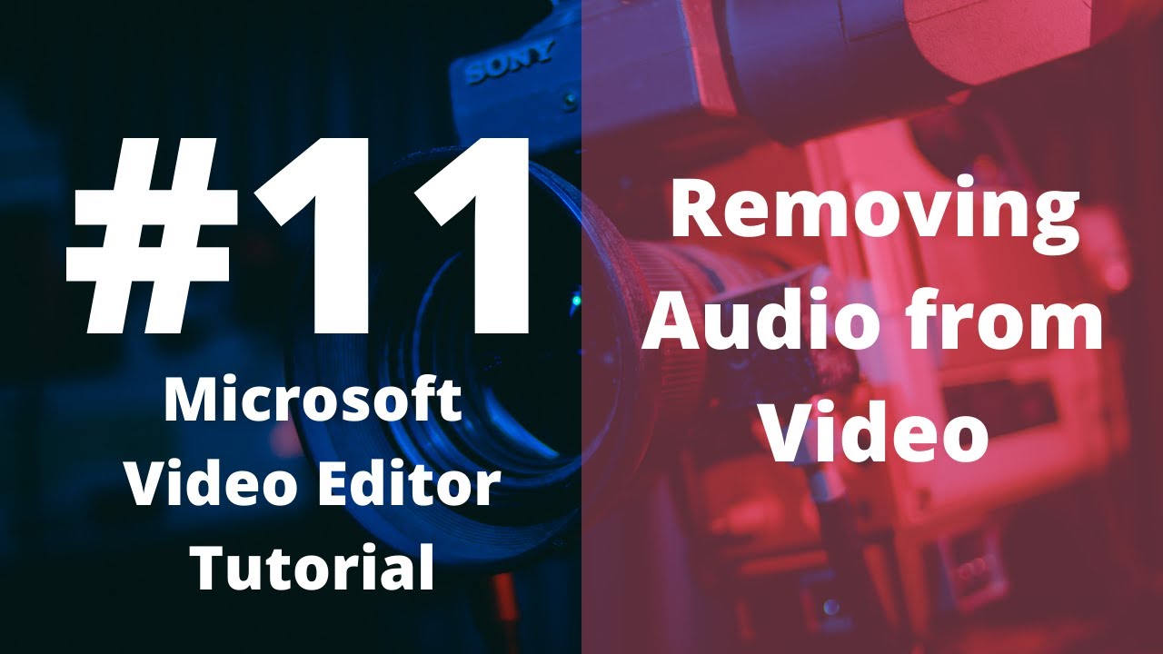 Windows Video Editor Tutorial | Class 11 | How to remove sound from a ...