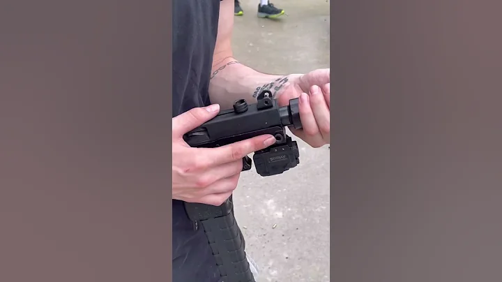 How to bump fire the MPA Defender🔥‼️ #mac11 #guns #shooting #9mm #pistol #edc #fy #rapidfire #ammo