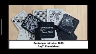 How to draw Foundabout / Zentangle Inktober 2023 - Day 07