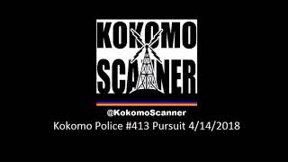 Kokomo Police #413 Vehicle Pursuit: Ohio & Carter