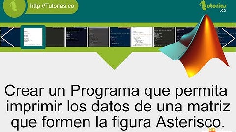 arrays – matLab (imprimir fila, columna y diagonales figura asterisco)