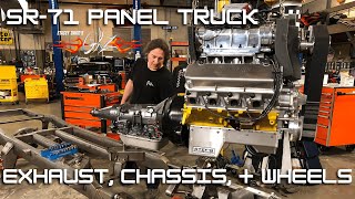 SR71 Rapid Tool Express Panel Truck Exhaust, Chassis, & Wheels  Stacey David's Gearz S13 E1