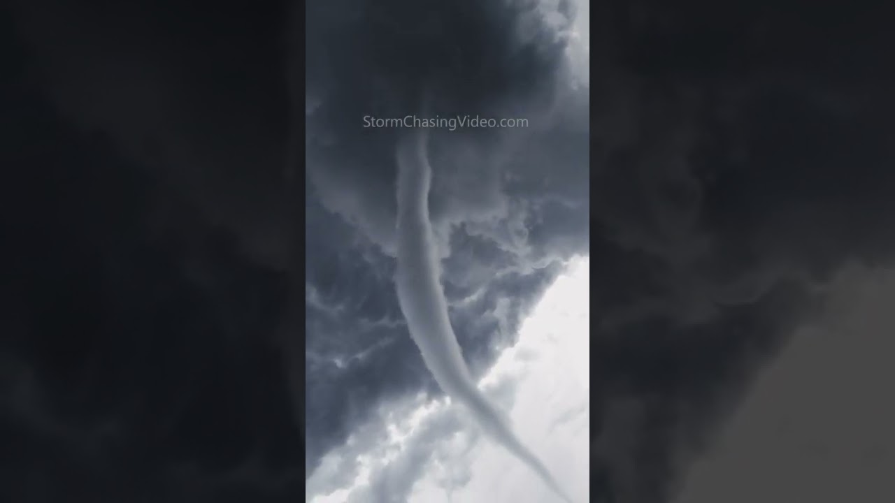Tornado Overhead!!  Close Encounters with Wild Weather #shorts