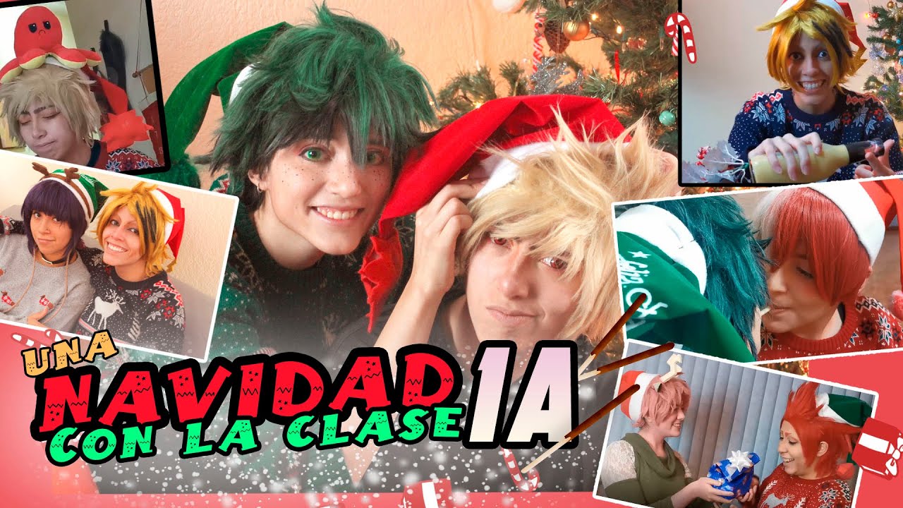 Una Dulce Navidad con la Clase 1A - POCKY GAME【Boku no Hero Academia Cosplay】