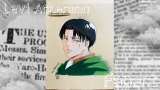Levi Ackerman fanart || TikTok: @sincerelymariachan