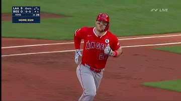 Mike Trout BLASTS a 454-foot 3-run HR over the Green Monster 😤 | ESPN MLB