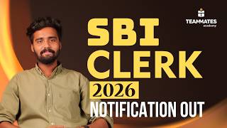SBI CLERK 2026 NOTIFICATION OUT LATEST UPDATE SBI BANK CLERK UPDATE