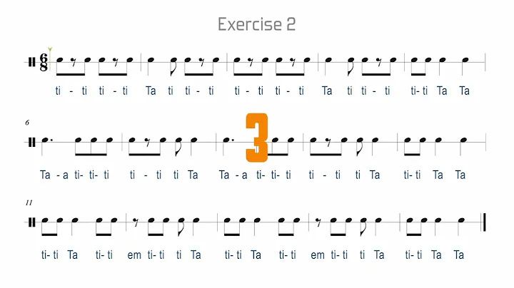 6/8 TIME SIGNATURE RHYTHM EXERCISE