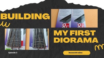 Building My First H0 Scale Train Diorama! 🚂 Episode 4: Upgrading the Train Rail Layout