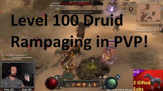 100 Druid TERRORIZES PVP! - Diablo 4