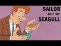 Post-WW2 US Navy Re-Enlistment Cartoon | Sailor and the Seagull | 1949