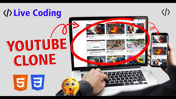 🔴 LIVE: Build a YouTube Clone with HTML & CSS – Full Tutorial for Beginners