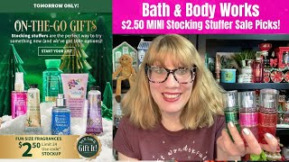 Bath \& Body Works $2.50 MINI Stocking Stuffer Sale Picks!