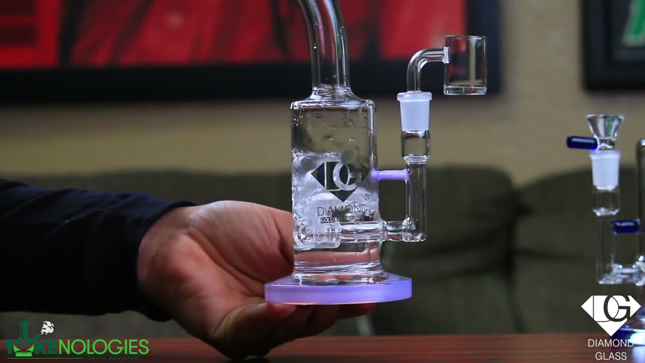 DIAMOND GLASS® 9” MATRIX PERC DAB RIG