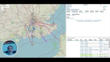 Homemade flight radar. ADS-B receiver