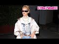 Rihanna Rocks Blonde Hair, Pearls &amp; A Vintage Soulja Slim Shirt To Dinner At Giorgio Baldi In S.M.