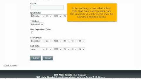How to add new articles to CMS Made Simple - CMS Tutorials