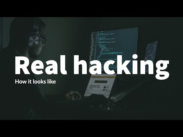 How hacking actually looks like. class=