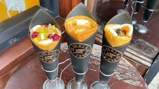 Amazing Expensive! Caviar and Truffle cream Crepe -  Japansese Street Food by 毎日甘いもの食べたい 79,484 views 2 years ago 11 minutes, 22 seconds