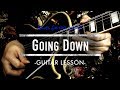 Freddie King - How to play “Going Down” Guitar Solo