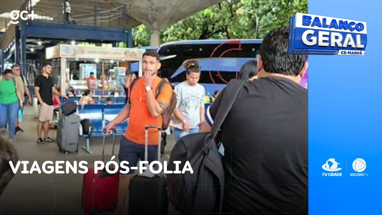 Rodoviárias de Fortaleza devem receber hoje cerca de nove mil passageiros | Balanço Geral CE Manhã